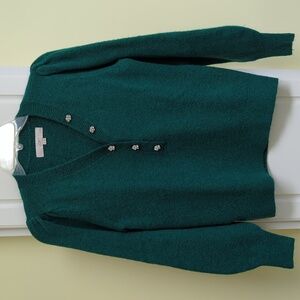 Loft rhinestone button sweater